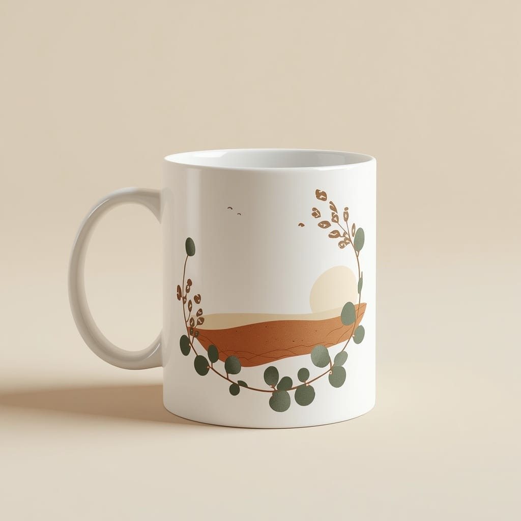 Gum Tree Minimalist 11oz Mug