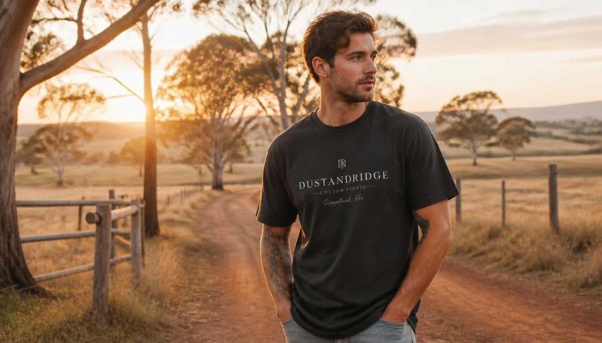 Dustandridge Jet Black Custom Tee