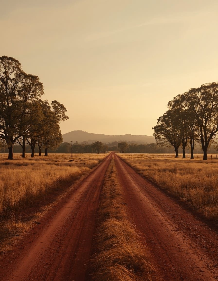 Australian Country Dirt Road