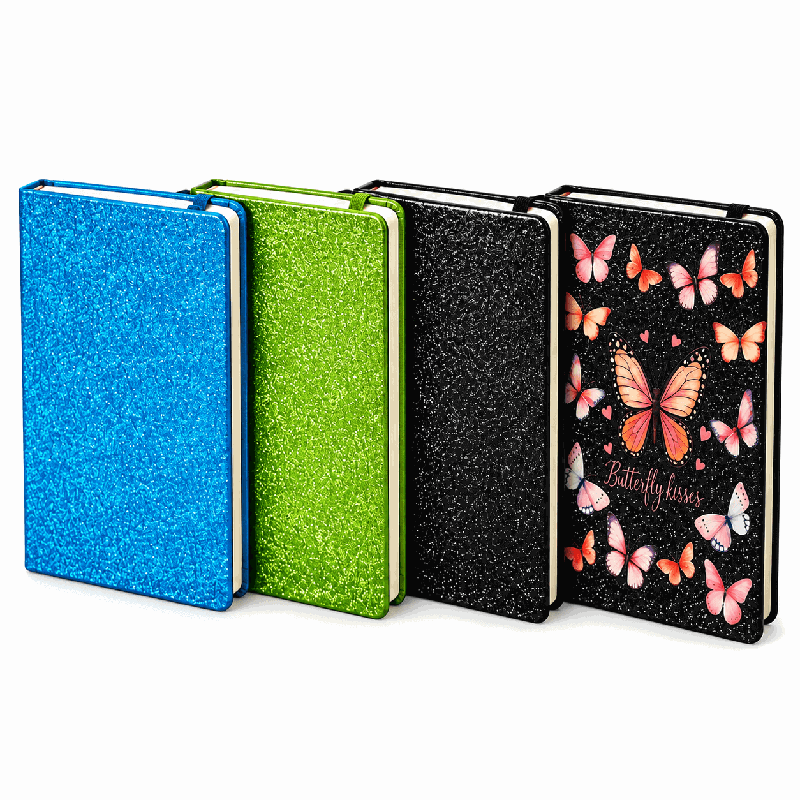 A5 Glitter Notebook Details