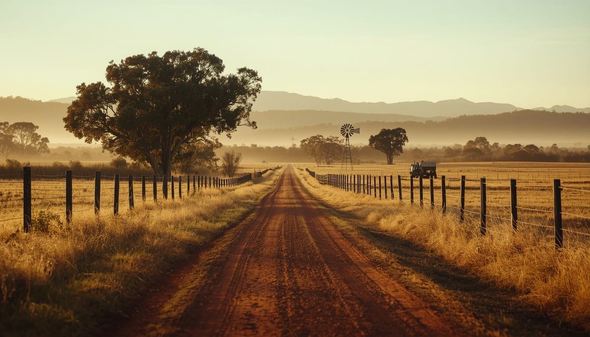 Victorian Countryside Landscape